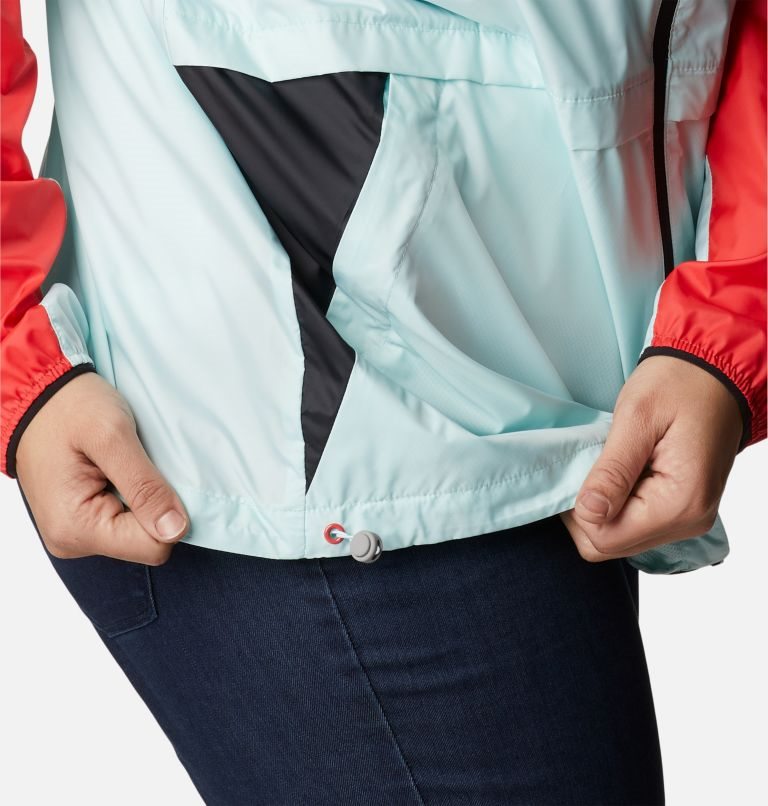 Jacheta Columbia Alpine Chill Windbreaker Dama Rosii Verde Menta | Plus Size XW1S8Q790